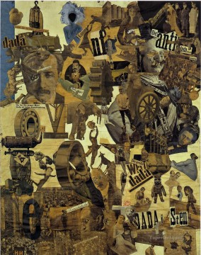 100 Great Art Painting - Hannah Hoch Cut with the Kitchen Knife